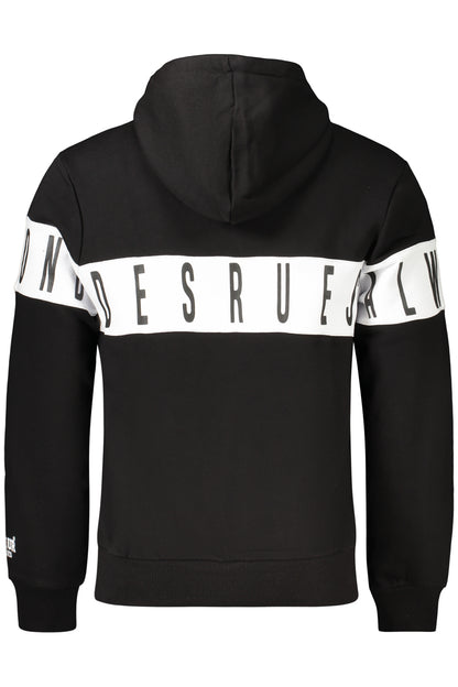 BOXEUR DES RUES BLACK MEN'S ZIPLESS SWEATSHIRT