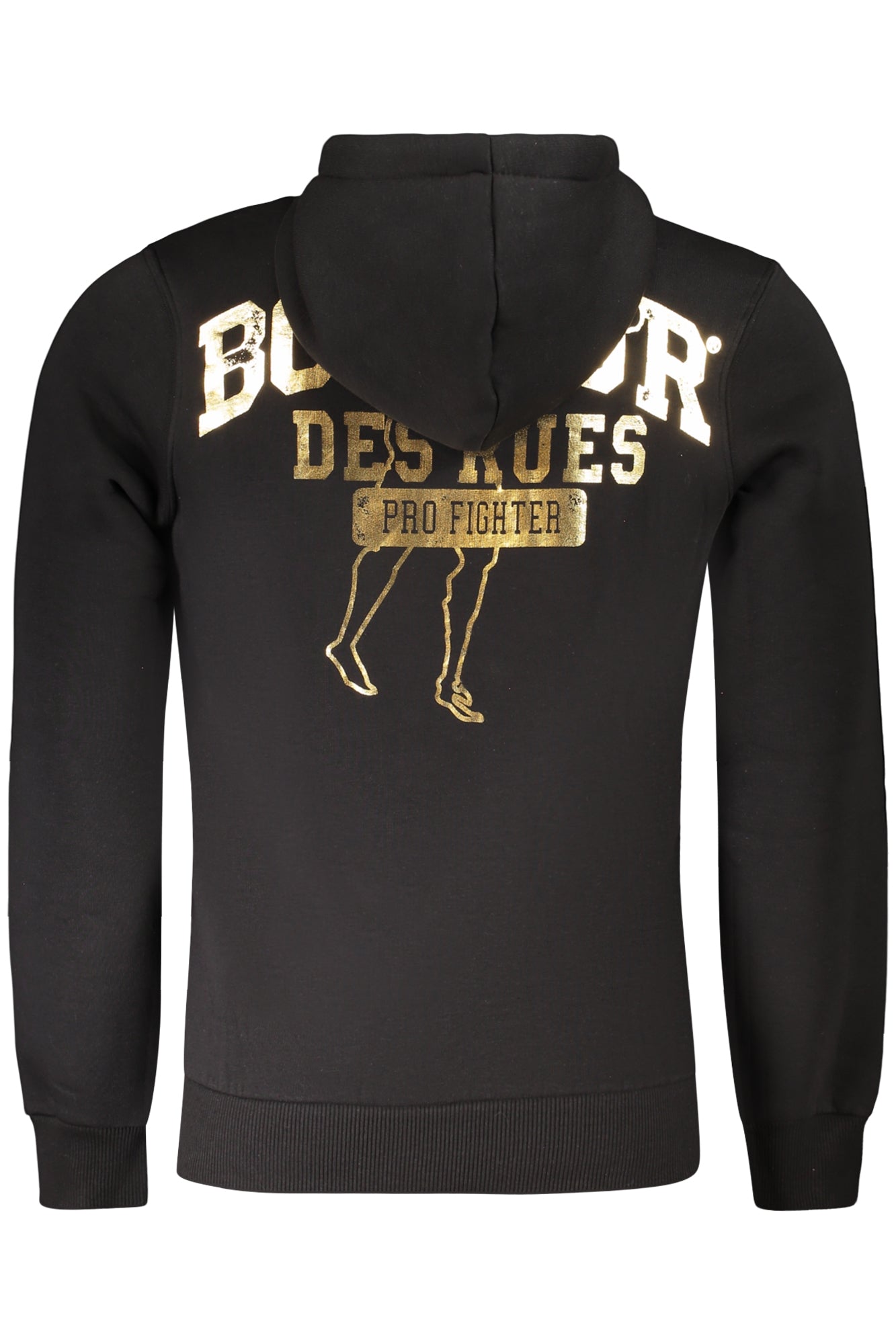 BOXEUR DES RUES BLACK MEN'S ZIPLESS SWEATSHIRT