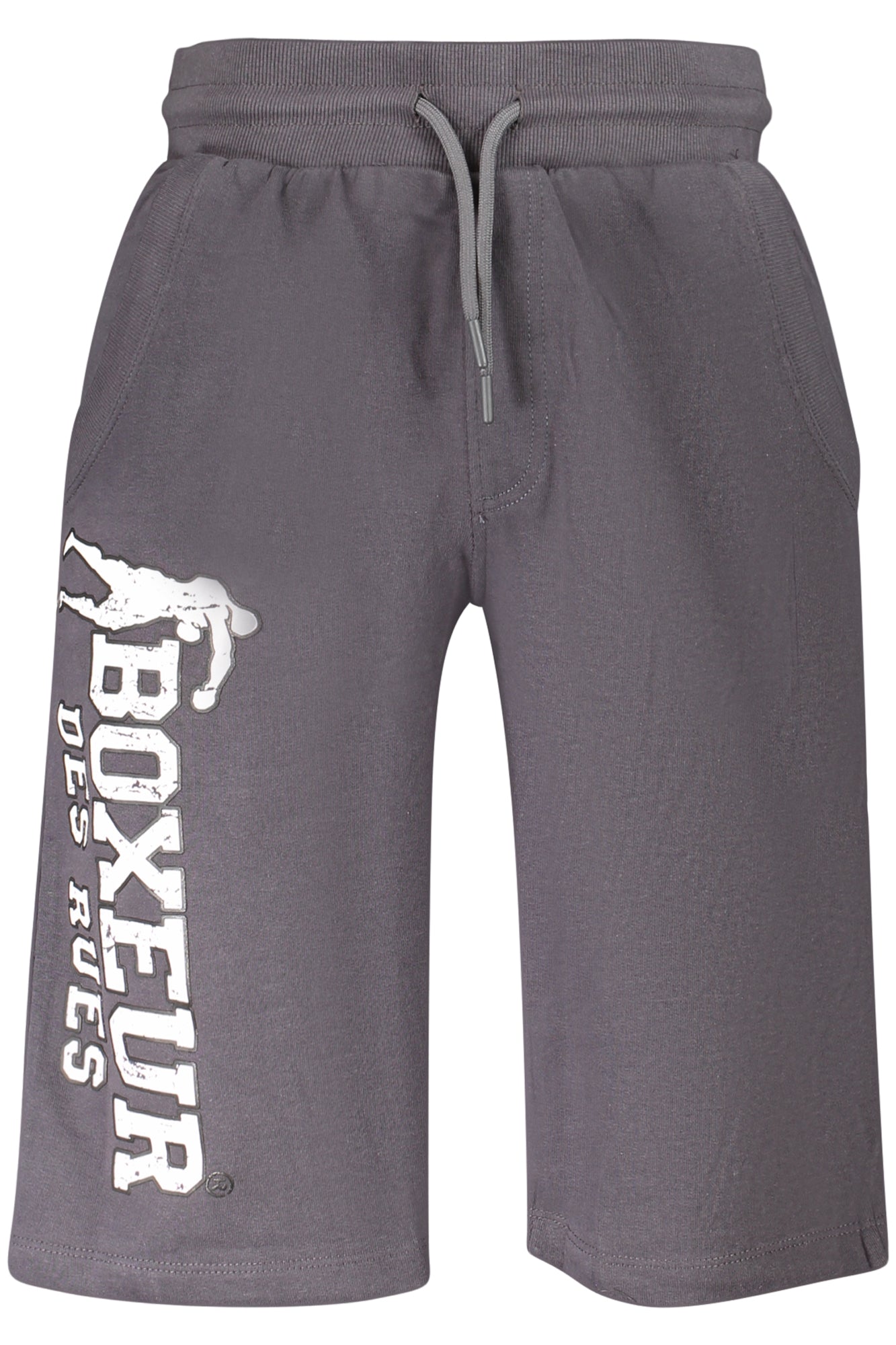 BOXEUR DES RUES MEN'S SHORT TRACKSUIT TROUSERS GREY