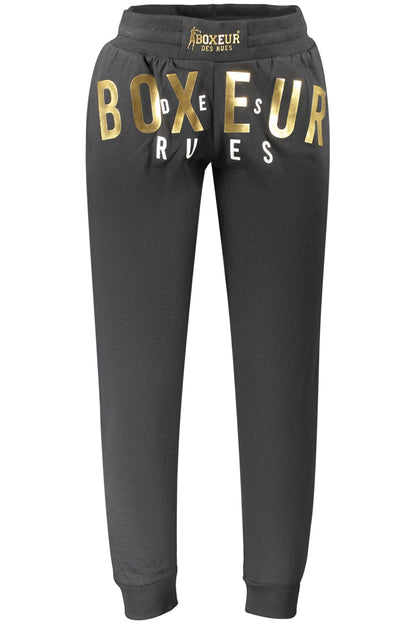 BOXEUR DES RUES BLACK MEN'S LONG SUIT PANTS