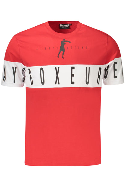 BOXEUR DES RUES MEN'S RED SHORT SLEEVE T-SHIRT