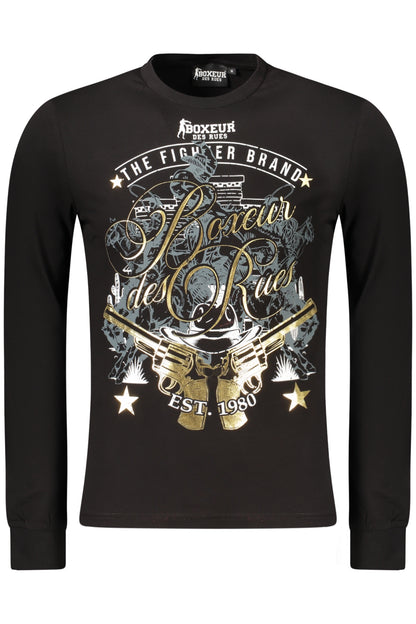 BOXEUR DES RUES MEN'S LONG-SLEEVED T-SHIRT BLACK