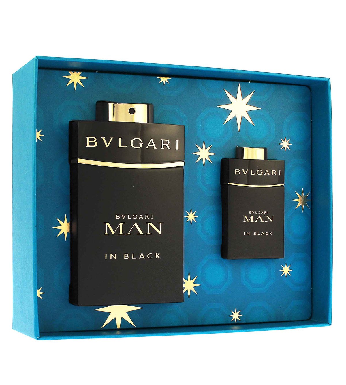 Bvlgari Man In Black dárková sada pro muže parfémovaná voda 100 ml + parfémovaná voda 15 ml