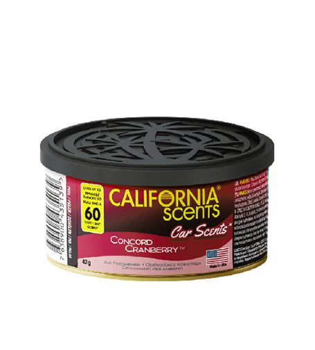 California Scents Car Scents Concord Cranberry viene en 42 g