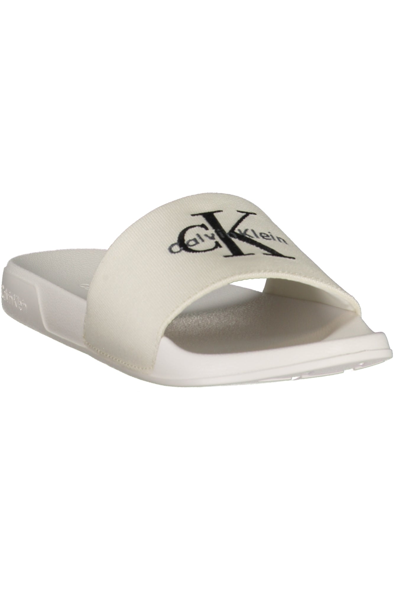 CALVIN KLEIN WOMEN'S WHITE SLIPPER FOOTWEAR