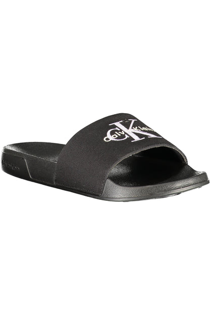 CALVIN KLEIN WOMEN'S BLACK SLIPPER FOOTWEAR