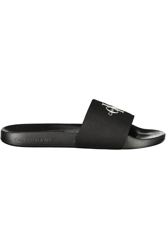 CALVIN KLEIN MEN'S BLACK SLIPPER FOOTWEAR