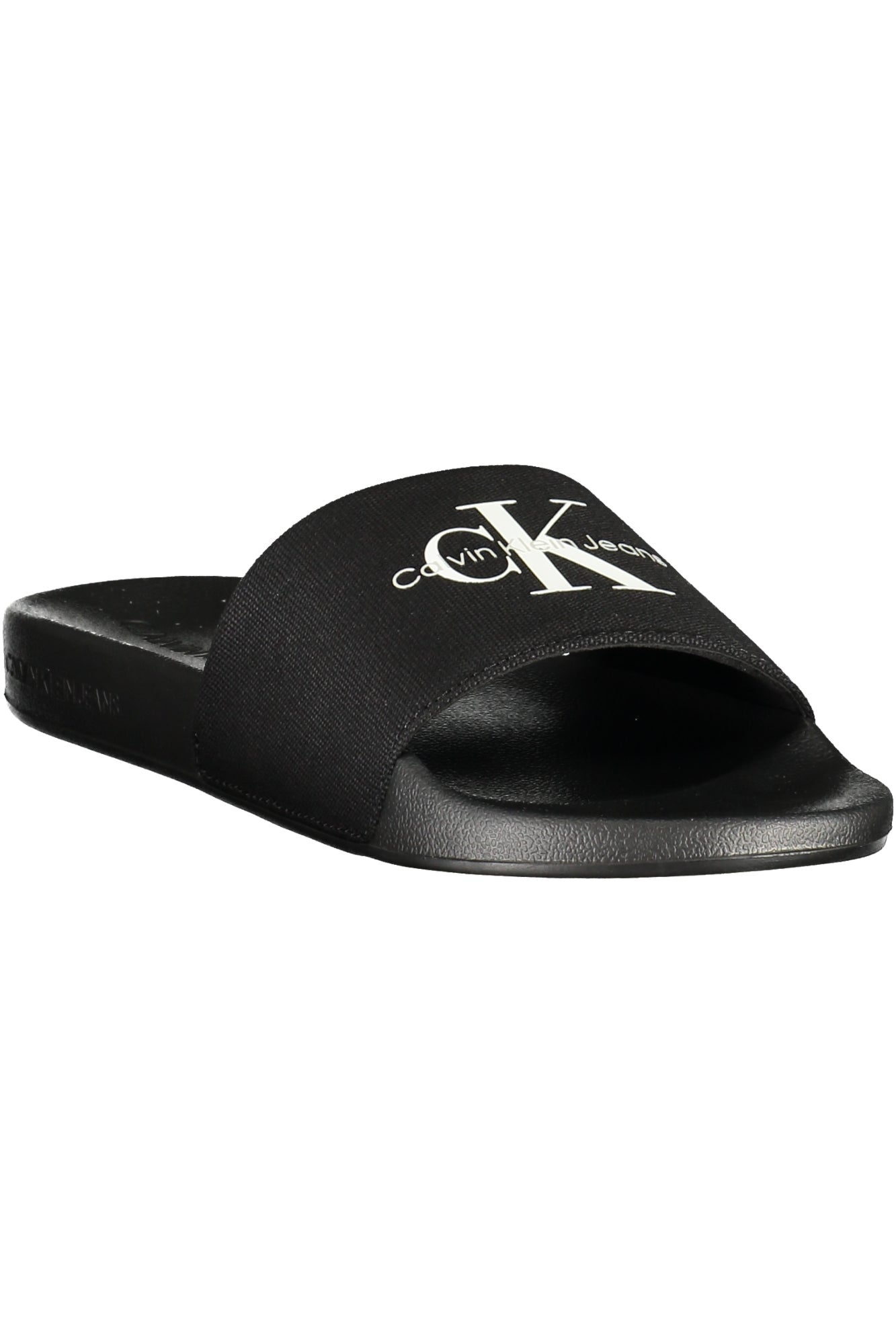 CALVIN KLEIN MEN'S BLACK SLIPPER FOOTWEAR