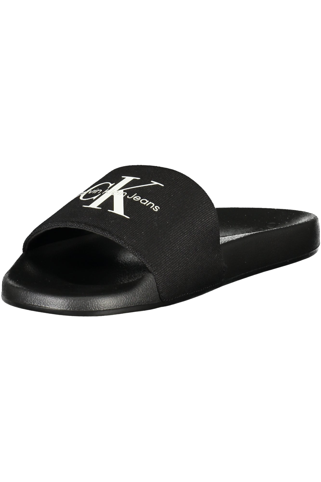 CALVIN KLEIN MEN'S BLACK SLIPPER FOOTWEAR
