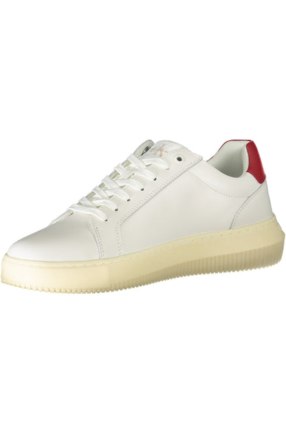 CALVIN KLEIN WHITE MEN'S SPORTS SHOES