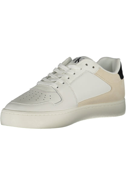 CALVIN KLEIN WHITE MEN'S SPORTS SHOES