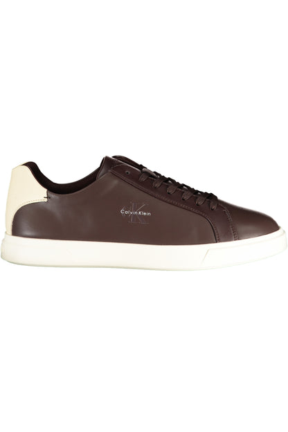 CALVIN KLEIN MEN'S BROWN SPORTS SHOES