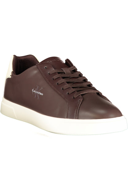 CALVIN KLEIN MEN'S BROWN SPORTS SHOES