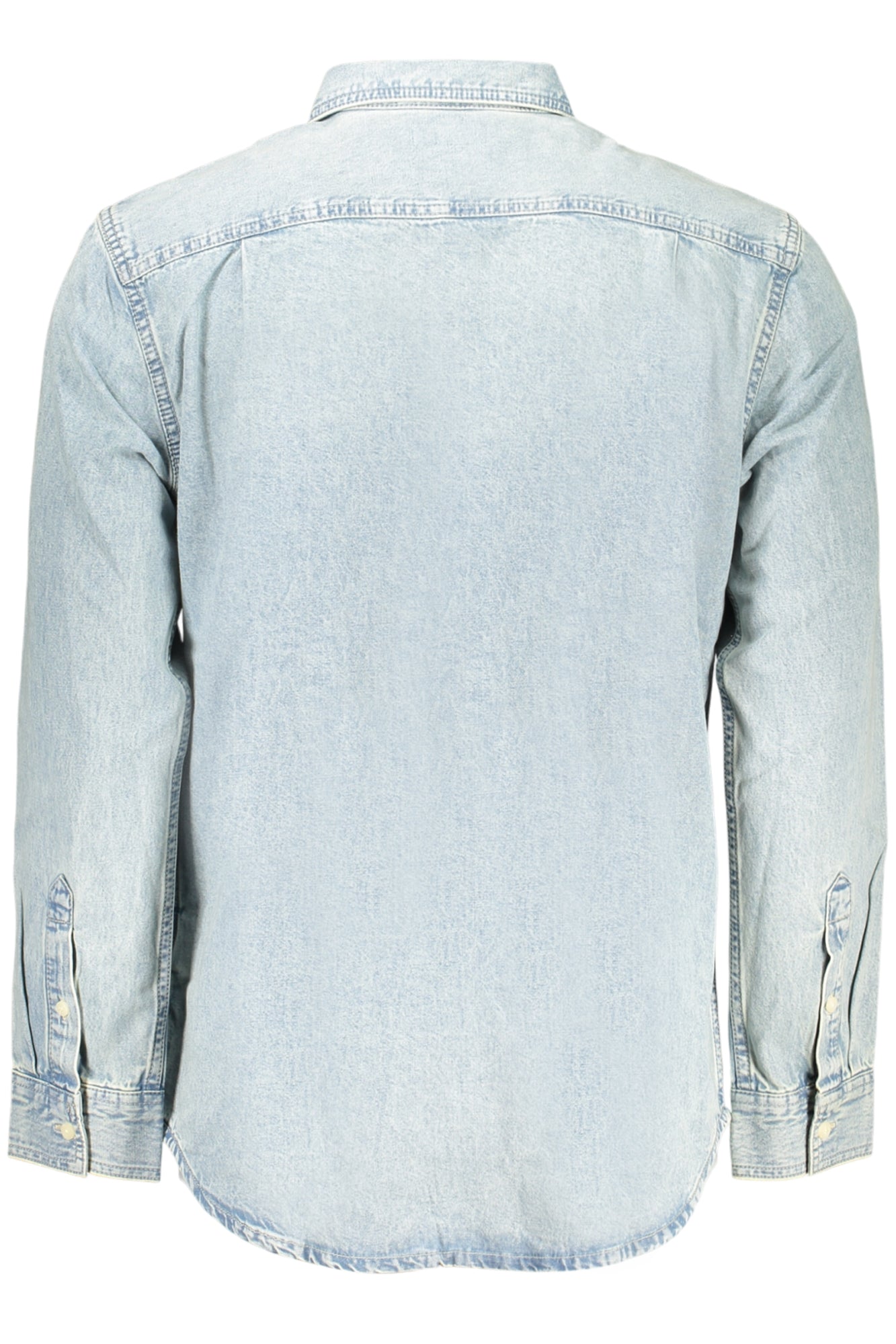 CALVIN KLEIN MEN'S LONG-SLEEVED SHIRT, BLUE