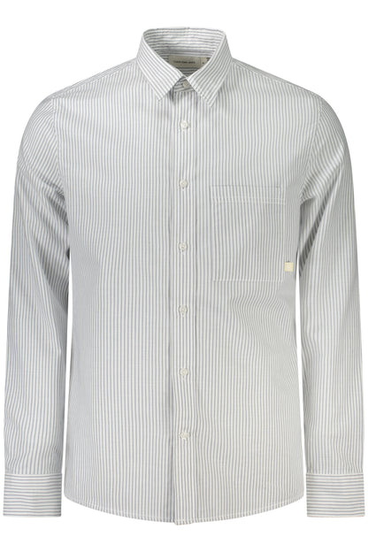 CALVIN KLEIN LONG SLEEVE SHIRT MEN WHITE