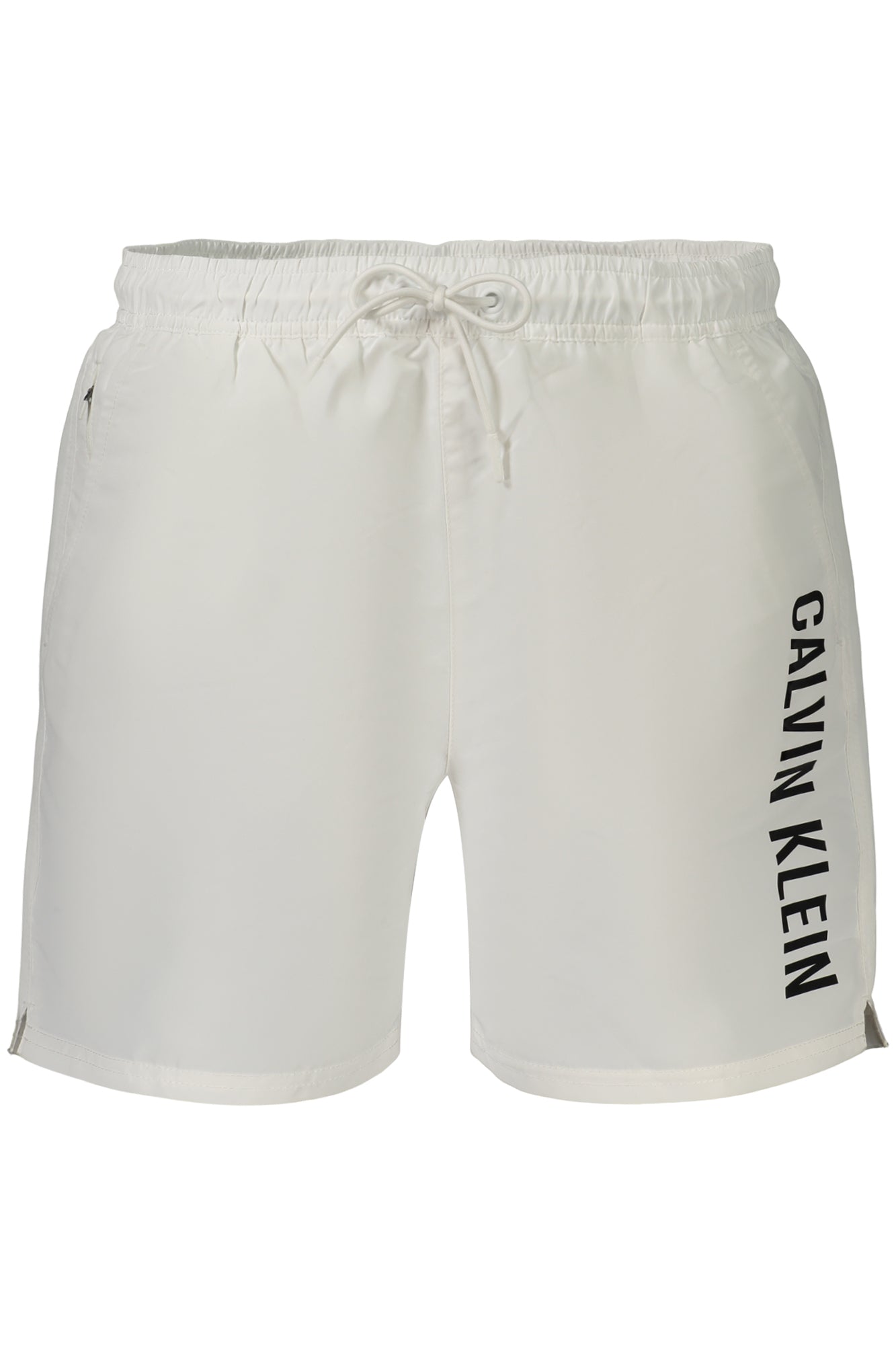 CALVIN KLEIN MEN'S WHITE BOTTOM SWIMSUIT