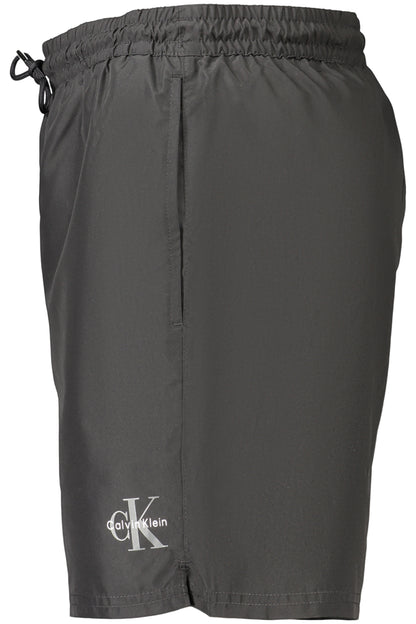 CALVIN KLEIN BLACK MEN'S BOTTOM SWIMSUIT