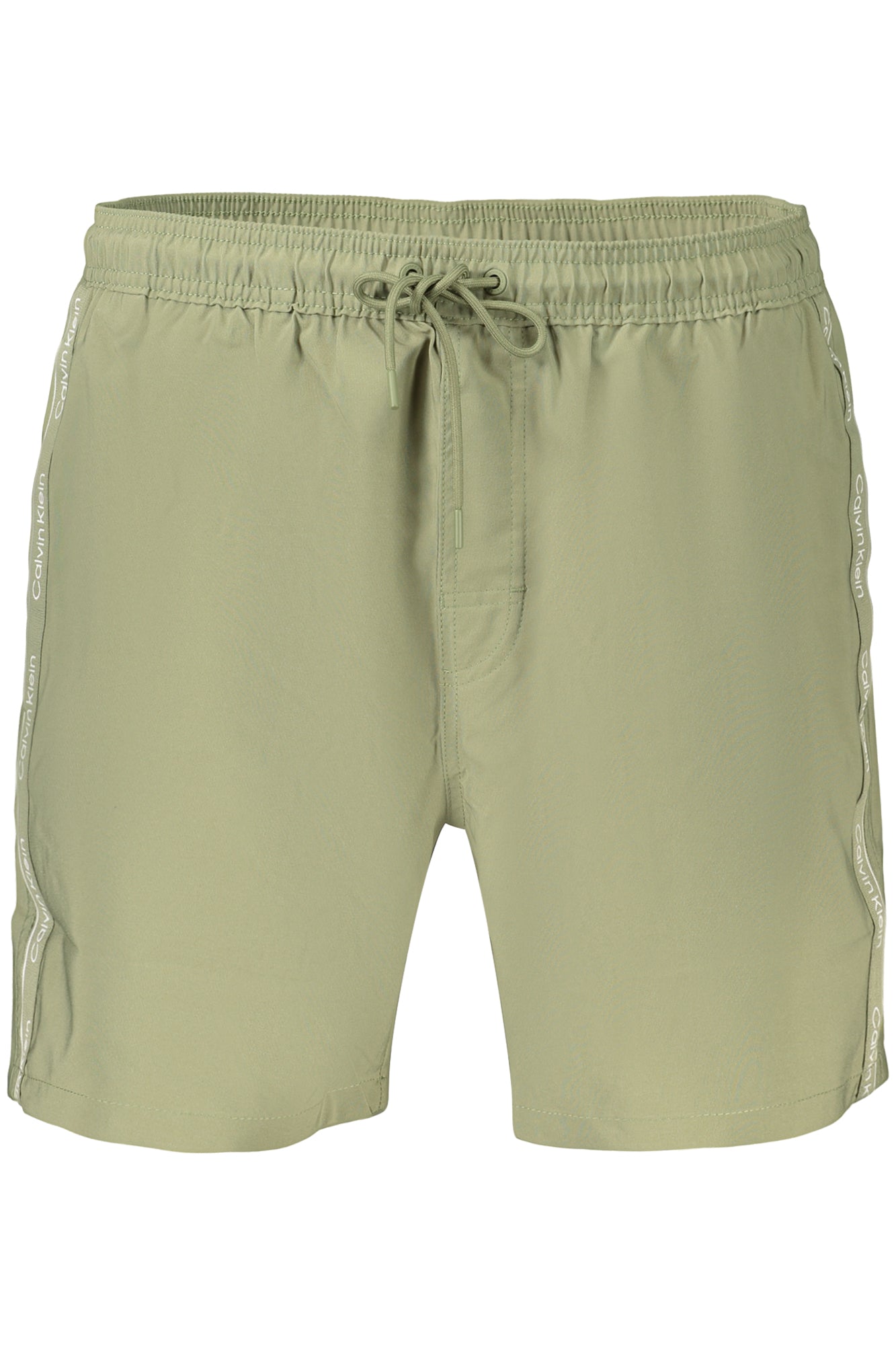 CALVIN KLEIN MEN'S GREEN BOTTOM SWIMSUIT