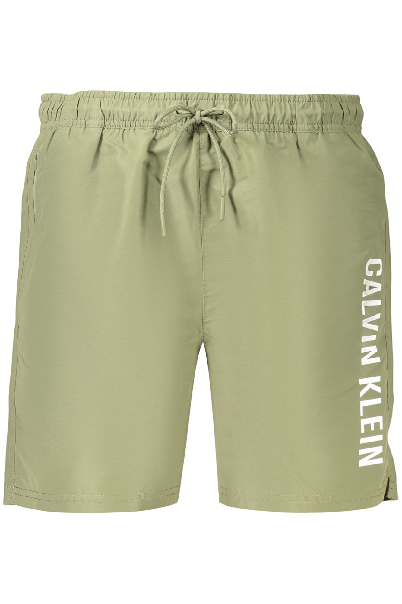 CALVIN KLEIN MEN'S GREEN BOTTOM SWIMSUIT