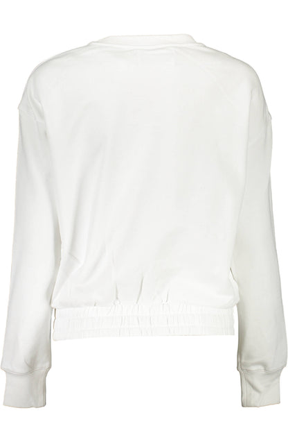 CALVIN KLEIN SWEATSHIRT WITHOUT ZIP WOMAN WHITE
