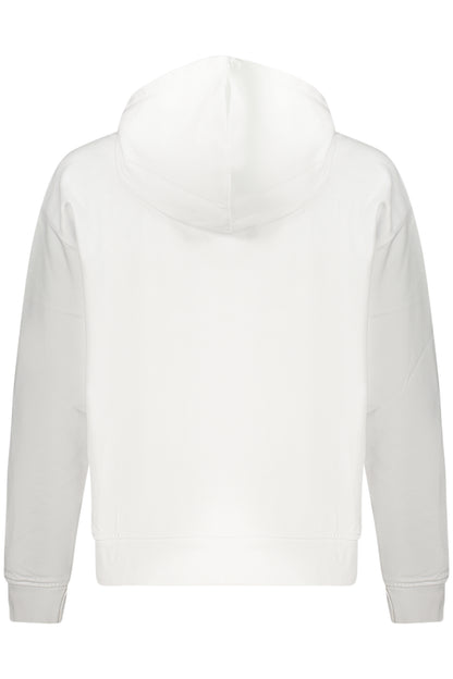 CALVIN KLEIN WOMEN'S ZIP-UP SWEATSHIRT WHITE