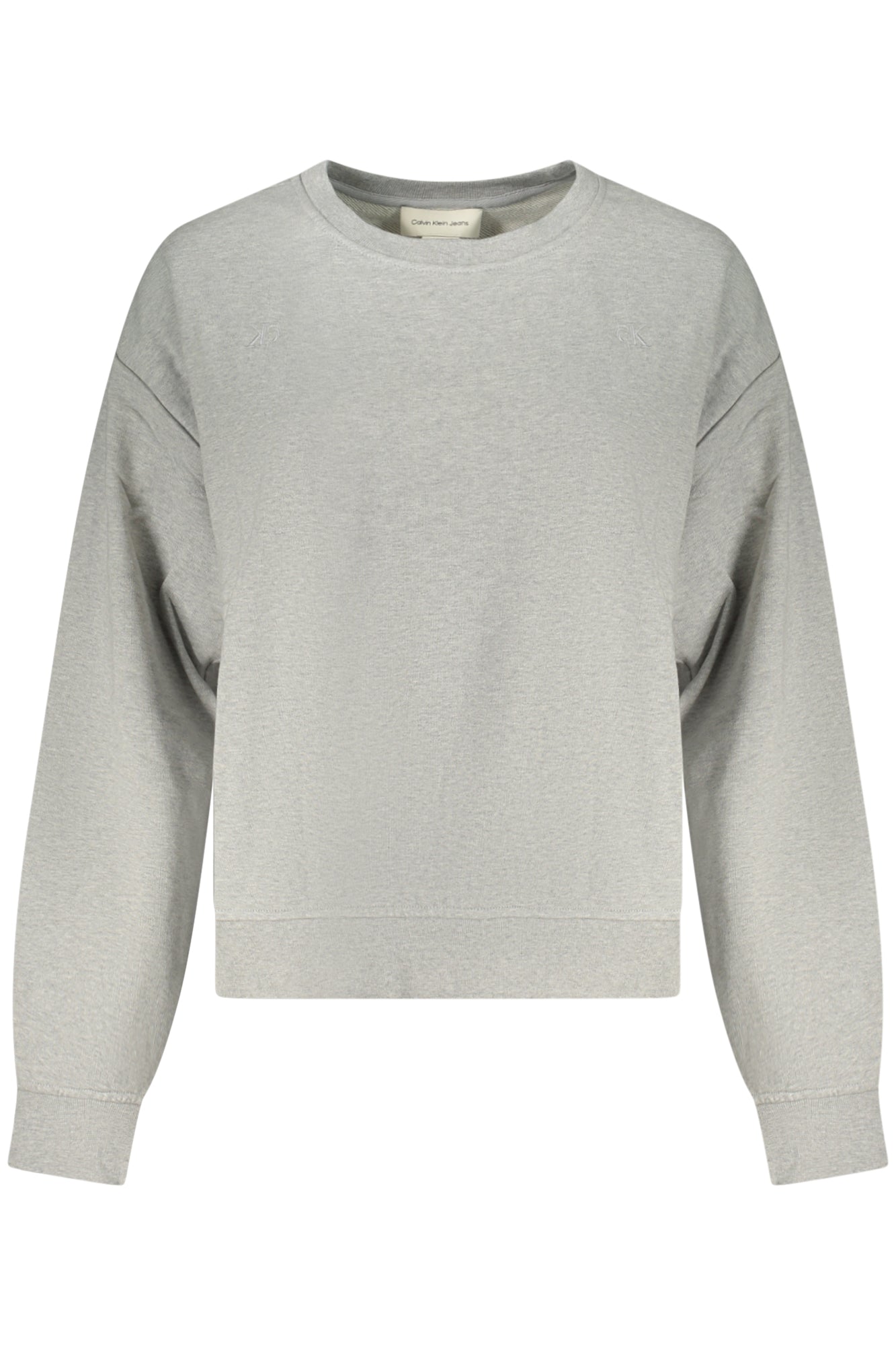 CALVIN KLEIN WOMEN'S GRAY ZIP-UP SWEATSHIRT