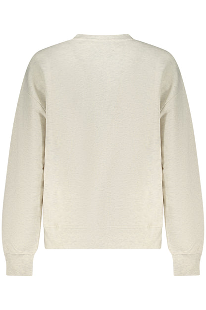 CALVIN KLEIN WOMEN'S GRAY ZIP-UP SWEATSHIRT