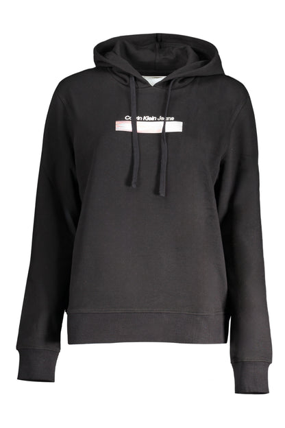 CALVIN KLEIN WOMEN'S ZIPLESS SWEATSHIRT BLACK