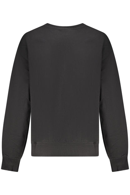 CALVIN KLEIN WOMEN'S BLACK ZIP-UP SWEATSHIRT