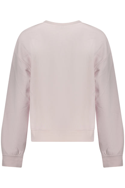 CALVIN KLEIN WOMEN'S PINK ZIP-UP SWEATSHIRT
