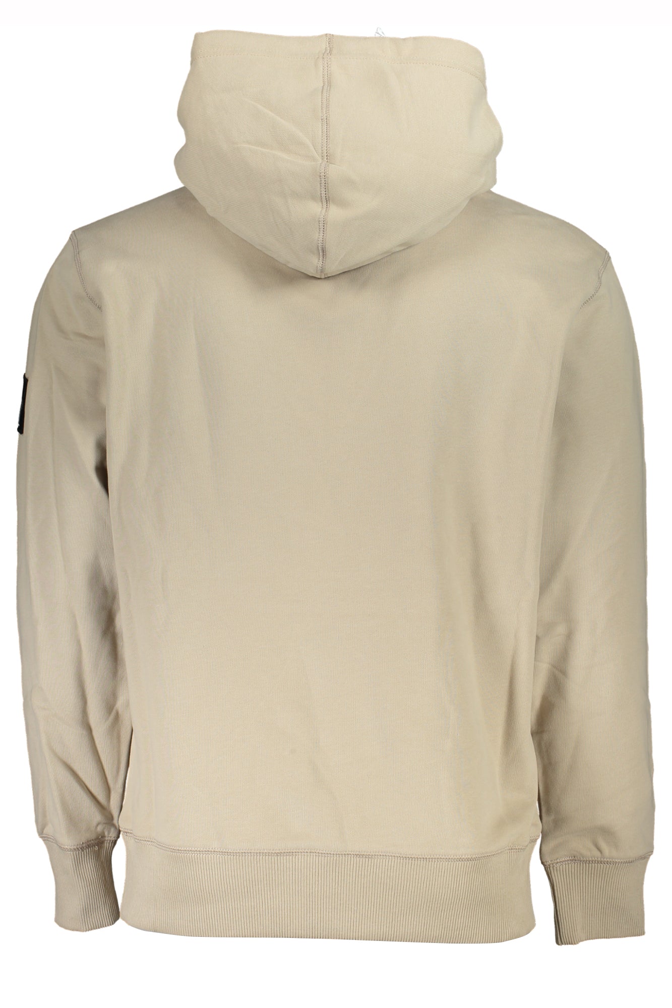 CALVIN KLEIN MEN'S BEIGE ZIPLESS SWEATSHIRT