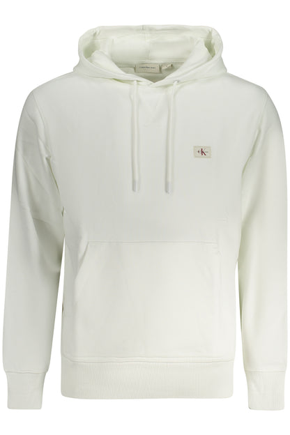 CALVIN KLEIN MEN'S ZIP-UP SWEATSHIRT WHITE