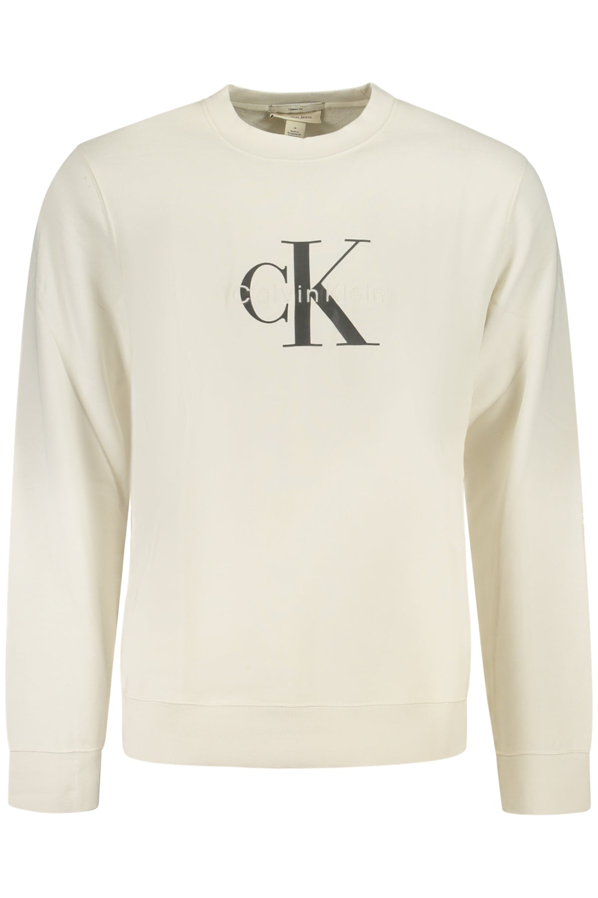 CALVIN KLEIN MEN'S ZIP-UP SWEATSHIRT WHITE