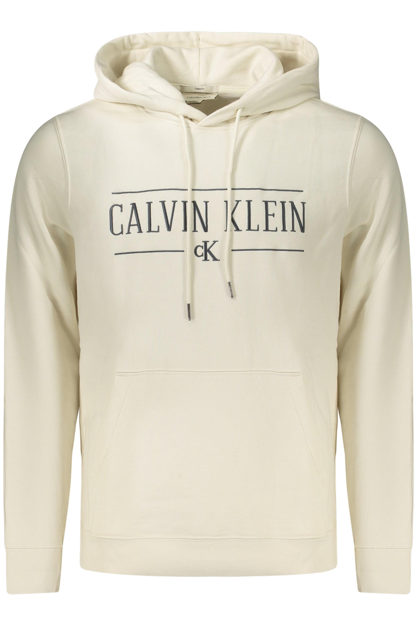 CALVIN KLEIN MEN'S ZIP-UP SWEATSHIRT WHITE