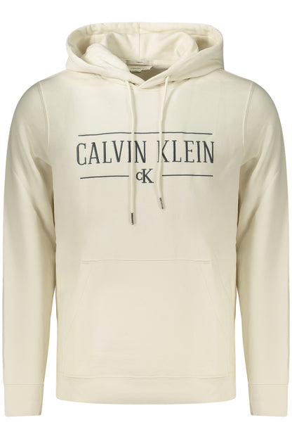 CALVIN KLEIN MEN'S ZIP-UP SWEATSHIRT WHITE