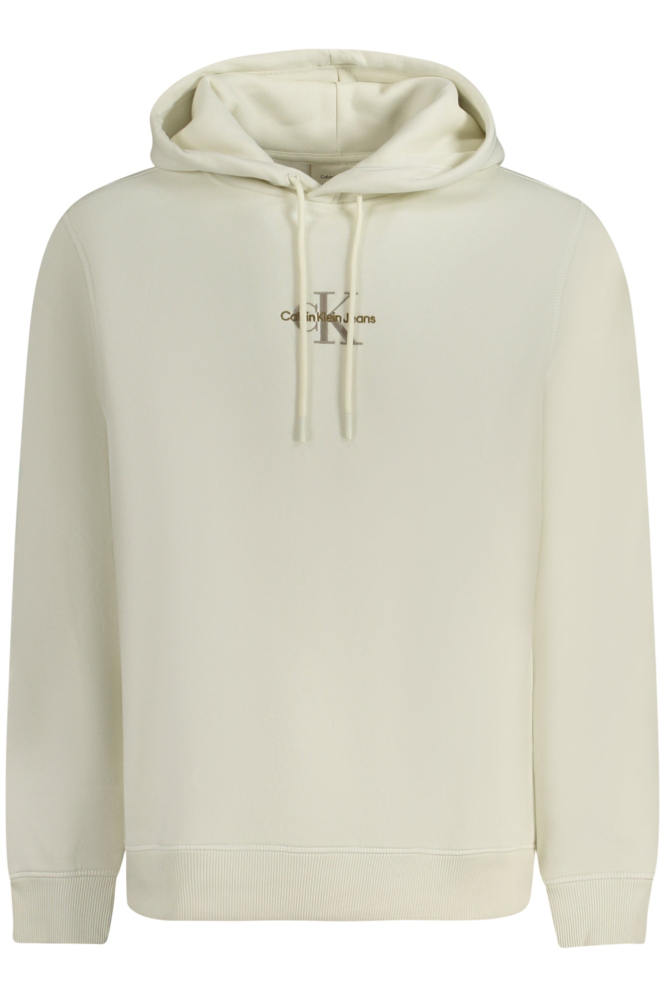 CALVIN KLEIN MEN'S ZIP-UP SWEATSHIRT WHITE