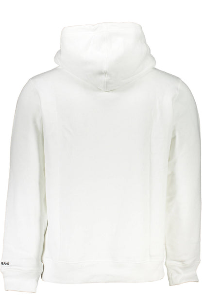 CALVIN KLEIN MEN'S WHITE ZIPLESS SWEATSHIRT