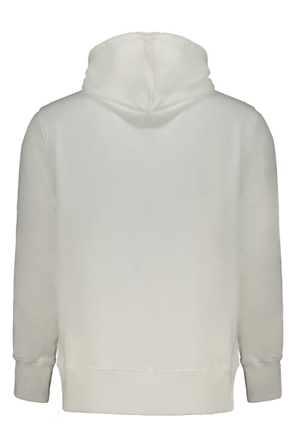 CALVIN KLEIN MEN'S WHITE ZIPLESS SWEATSHIRT