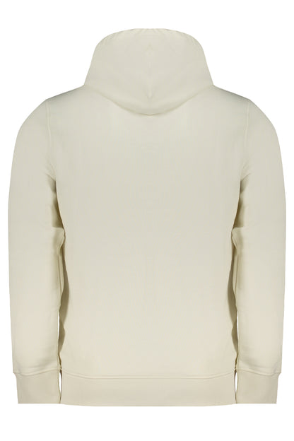 CALVIN KLEIN MEN'S WHITE ZIPLESS SWEATSHIRT