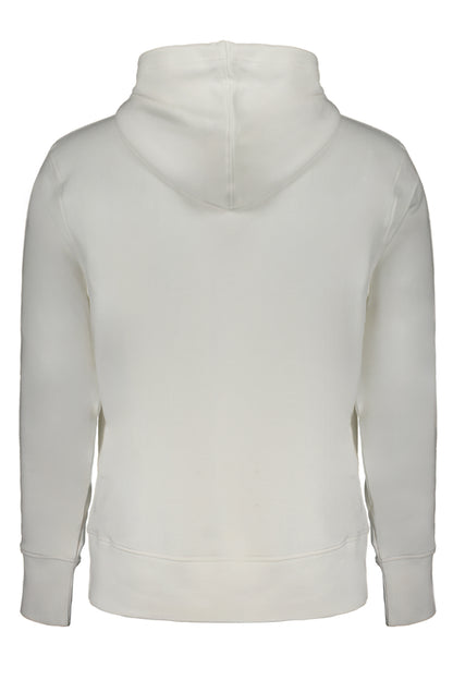 CALVIN KLEIN MEN'S WHITE ZIPLESS SWEATSHIRT