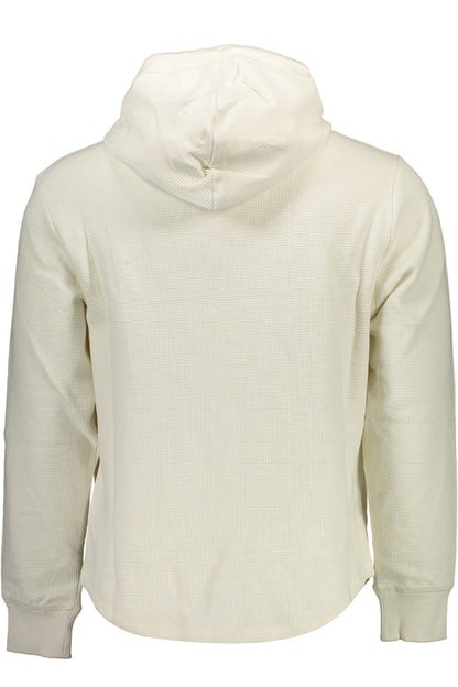 CALVIN KLEIN WHITE MEN'S SWEATSHIRT WITHOUT ZIP