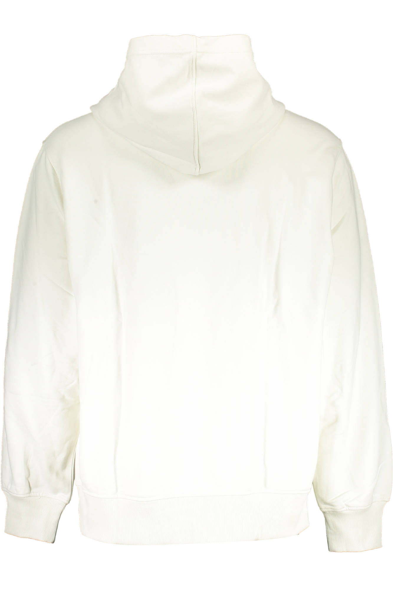 CALVIN KLEIN WHITE MEN'S SWEATSHIRT WITHOUT ZIP