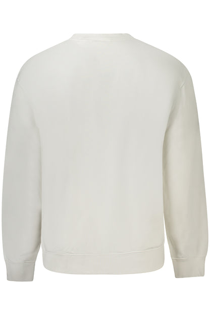 CALVIN KLEIN MEN'S ZIP-UP SWEATSHIRT WHITE