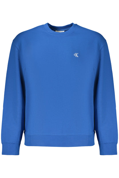 CALVIN KLEIN MEN'S BLUE ZIP-UP SWEATSHIRT