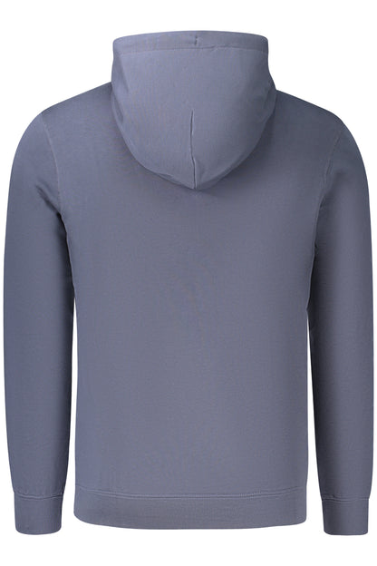 CALVIN KLEIN MEN'S BLUE ZIP-UP SWEATSHIRT