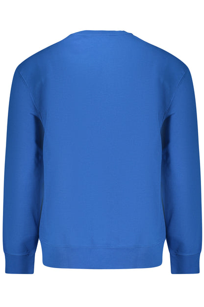 CALVIN KLEIN MEN'S BLUE ZIP-UP SWEATSHIRT