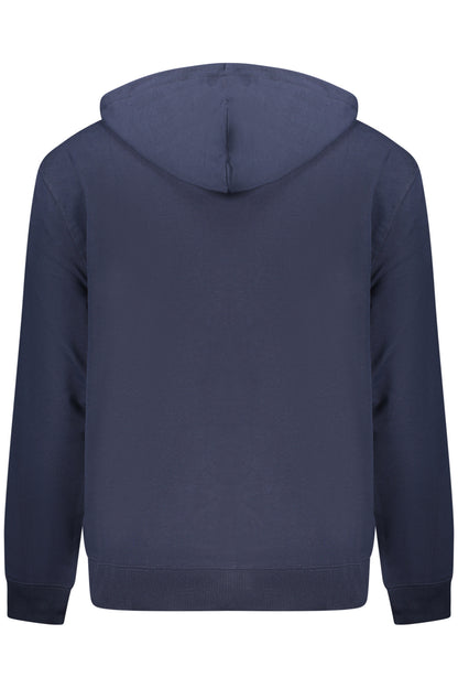 CALVIN KLEIN MEN'S BLUE ZIP-UP SWEATSHIRT