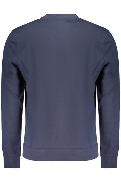 CALVIN KLEIN MEN'S BLUE ZIP-UP SWEATSHIRT