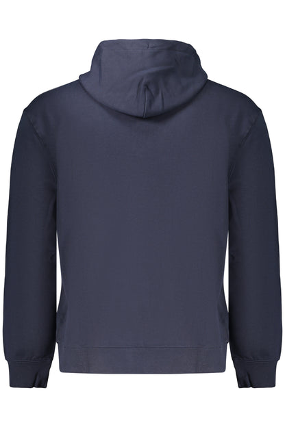 CALVIN KLEIN MEN'S BLUE ZIP-UP SWEATSHIRT