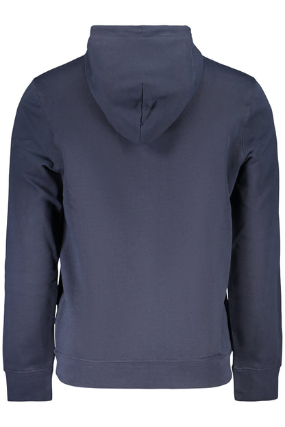 CALVIN KLEIN MEN'S BLUE ZIP-UP SWEATSHIRT